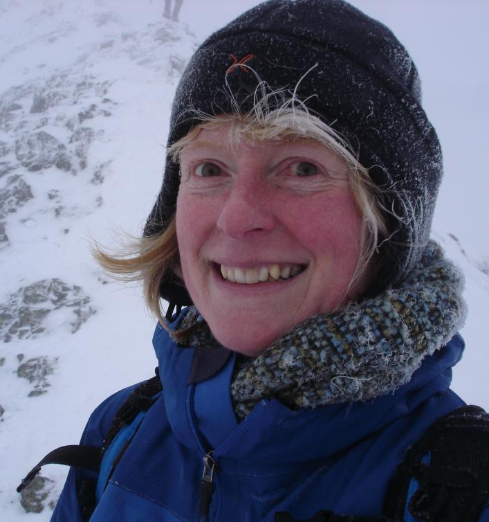 photo of me on Blencathra, Lake District, New Year's Eve 2009